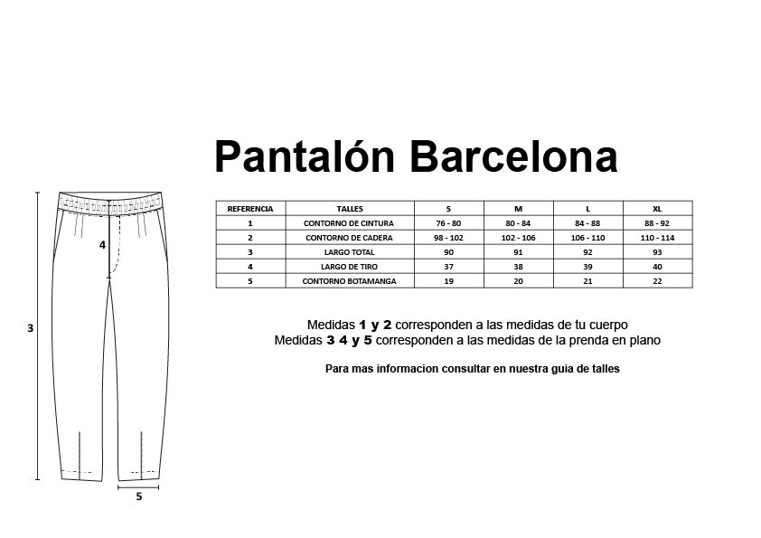 Pantal&oacute;n Barcelona
